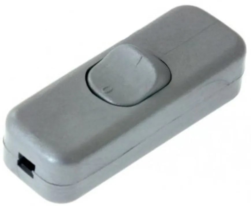 Vypínač WP20 1-pólový strieborný