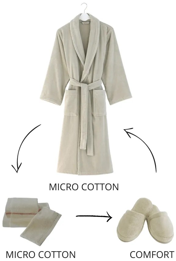Soft Cotton Pánsky a dámsky župan MICRO COTTON
