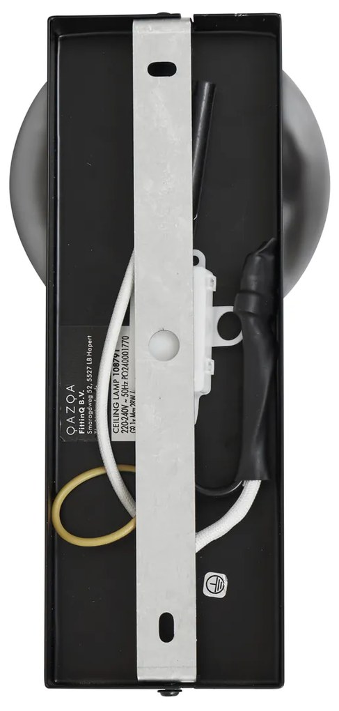 Moderné stropné svietidlo čierne 2-svetelné naklápacie - Lesly