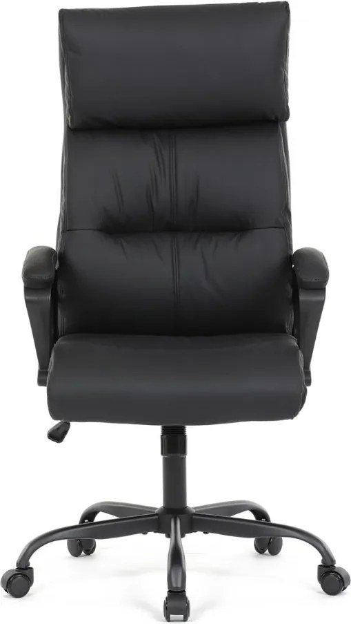 Kancelárske kreslo PEDRO — ekokoža, čierna