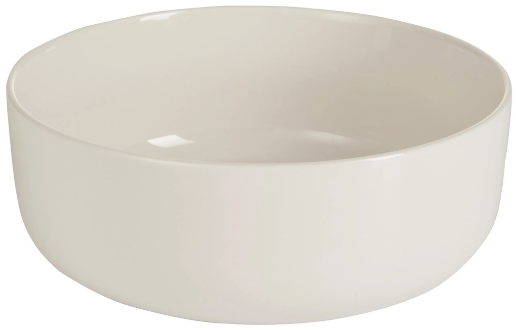Biela keramická misa Ruby L - 19,5 * 19,5 * 7,5 cm