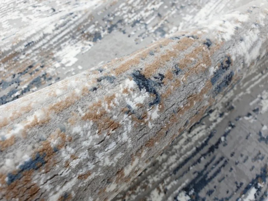 DC Koberec Exclusive 200 sivá námornícka modrá Rozmer: 140×190 cm