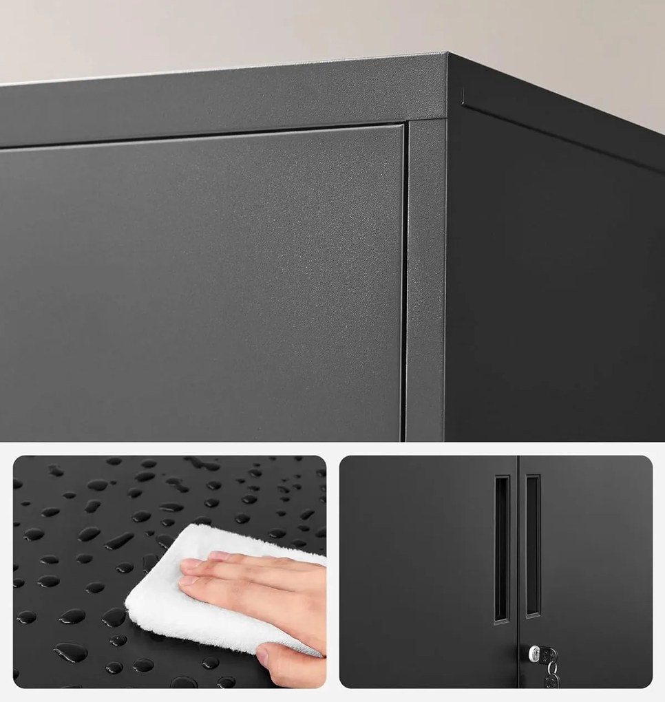 Kancelárska komoda Pasty čierna