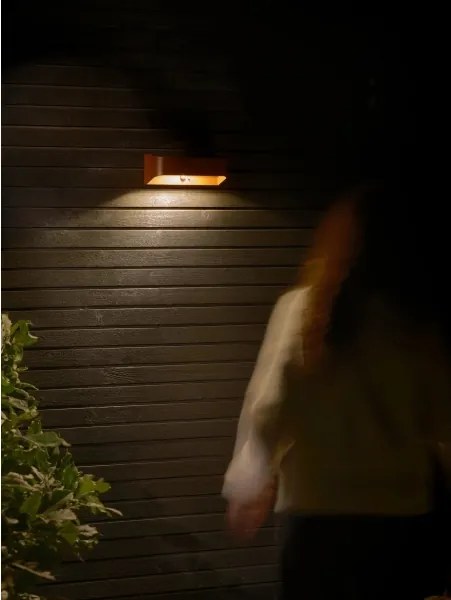 Nordlux - LED solárne svietidlo so senzorom MARCELLIO LED/5W/5V IP54 hnedá