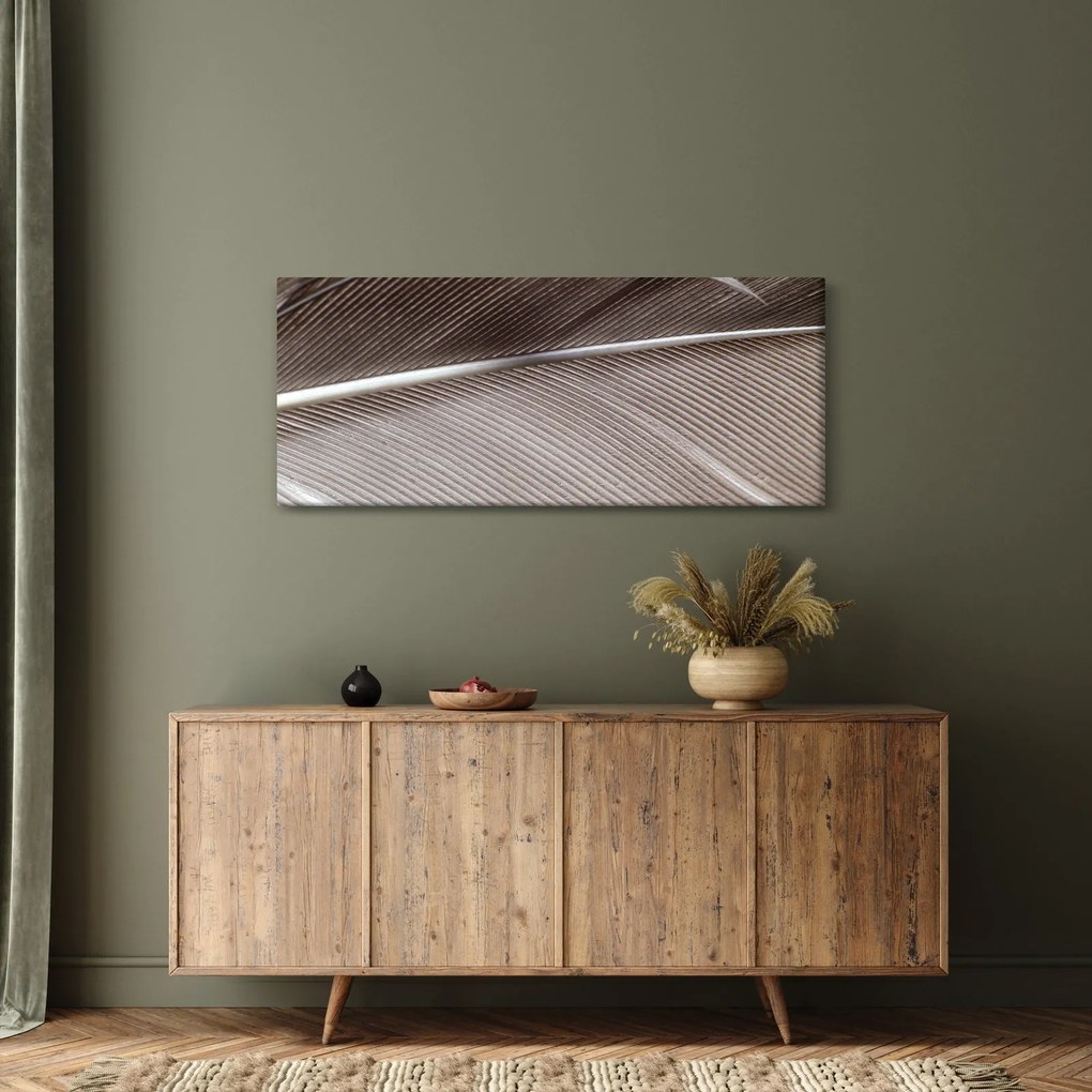 Abstraktný obraz vlákien (120x50 cm)