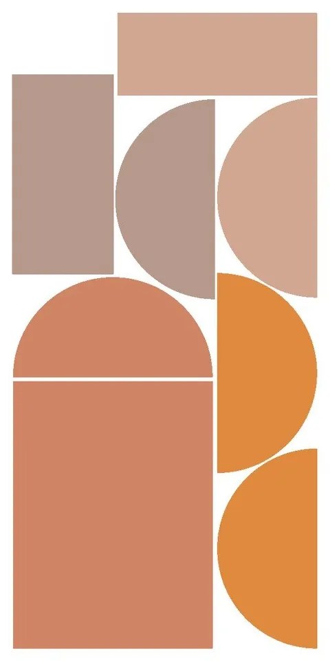 Samolepka na stenu 120x250 cm Abstract Sunset – Ambiance