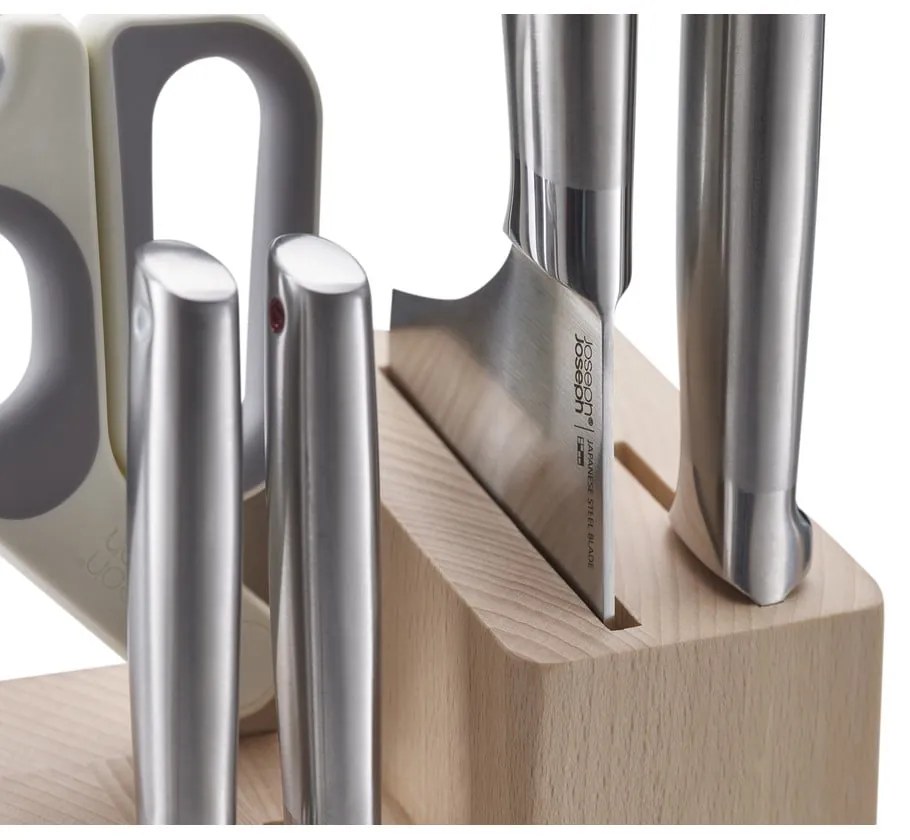 Súprava nožov so stojanom 5 ks z nehrdzavejúcej ocele Elevate Fusion – Joseph Joseph