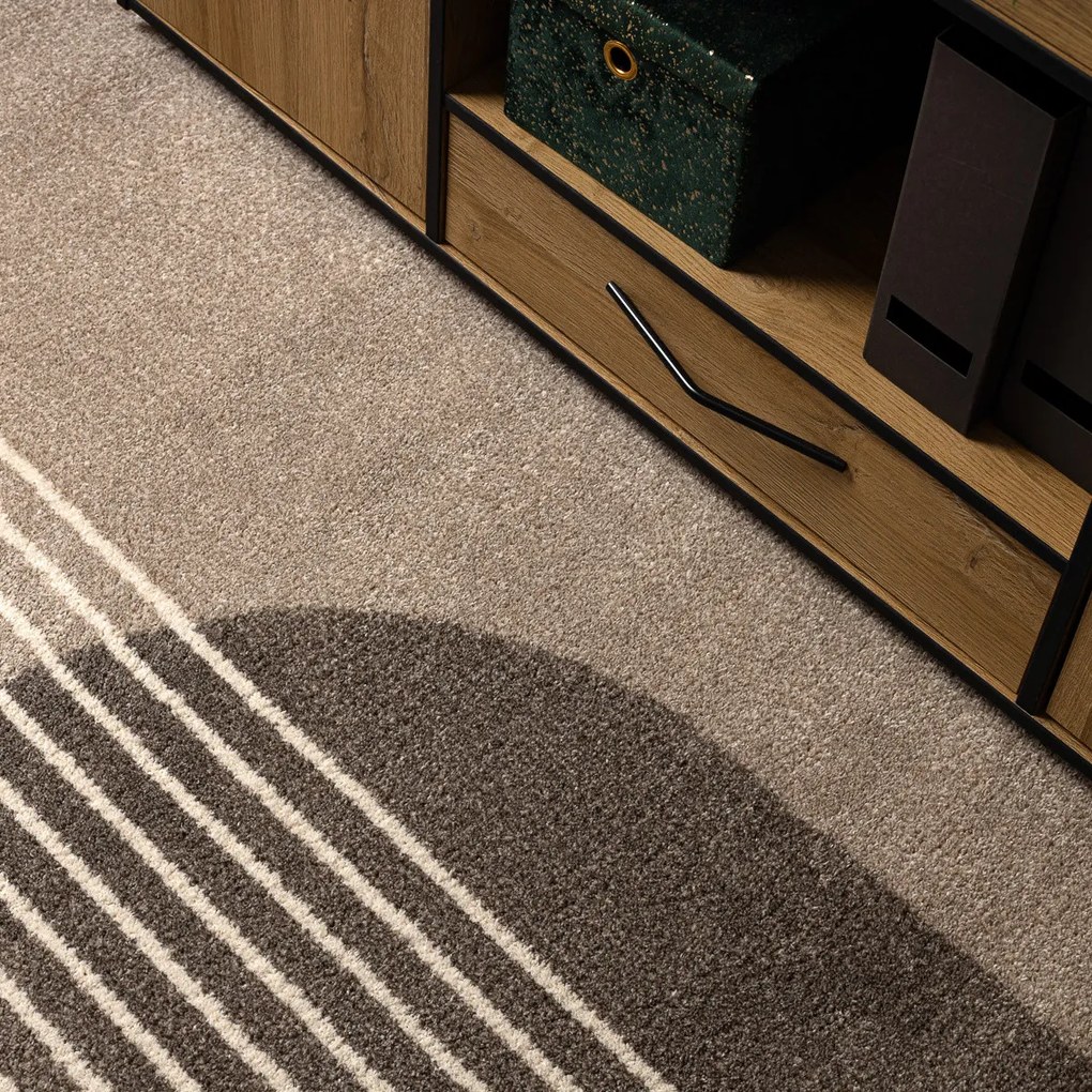Kusový koberec Fusion 0810 beige/brown, 180x270, viacfarebná, kancelária, Dywany Łuszczów