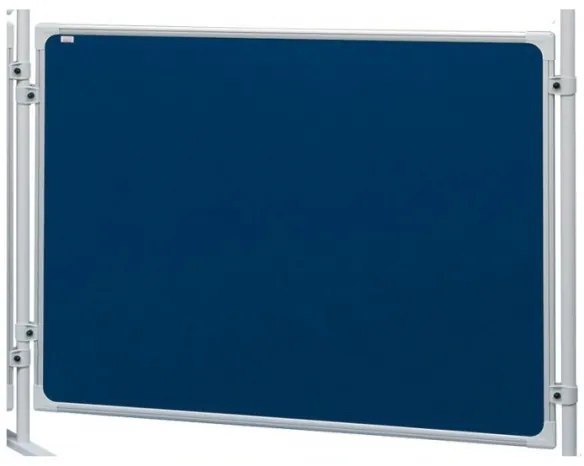 Obojstranná textilná tabuľa pre paravány TM, 1200 x 900 mm