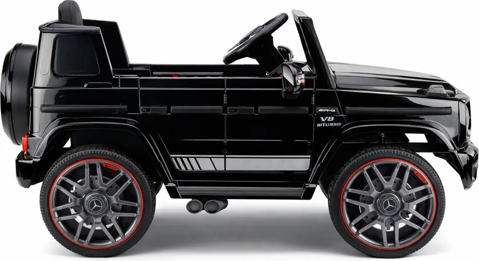 LEAN CARS Elektrické autíčko Mercedes AMG G 63 čierne lakované