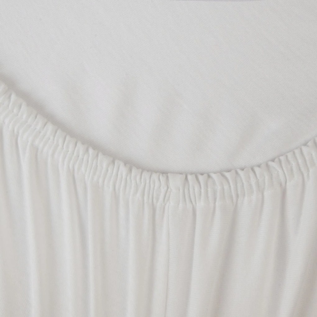 JERSEY PRESTIERADLO 160X200 CM, VÝŠKA 30 CM KRÉMOVÉ