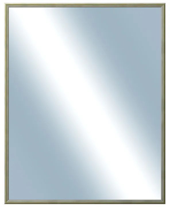 DANTIK - Zrkadlo v rámu, rozmer s rámom 80x100 cm z lišty Y-ka žltá linka (3127)