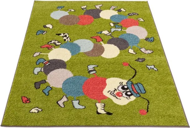Detský koberec Funky Top Ivo zelený
