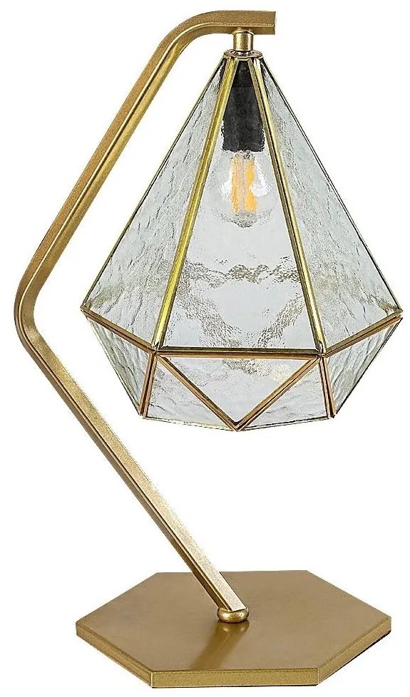 Rabalux 74201 - Stolná lampa NORAH 1xE14/40W/230V zlatá