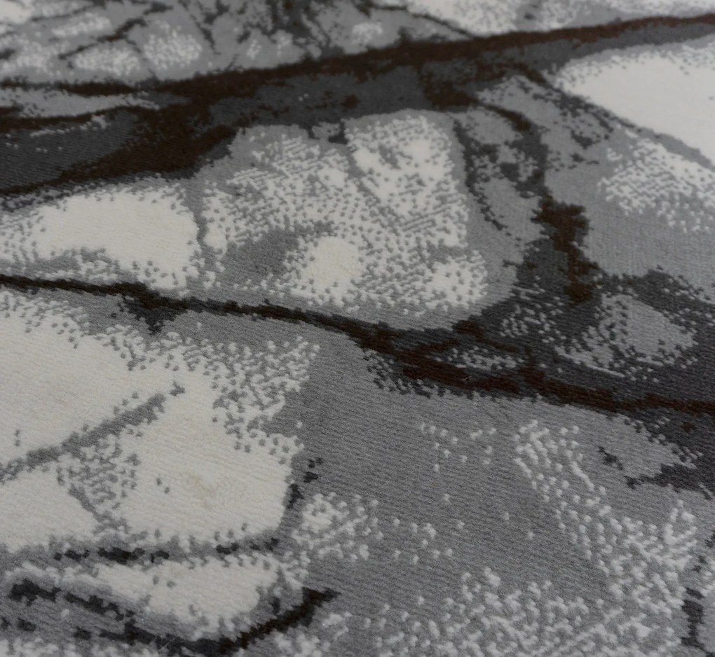 BE Koberec Lotus 9302 GREY – sivý obdĺžnikový Rozmer: 160x220 cm