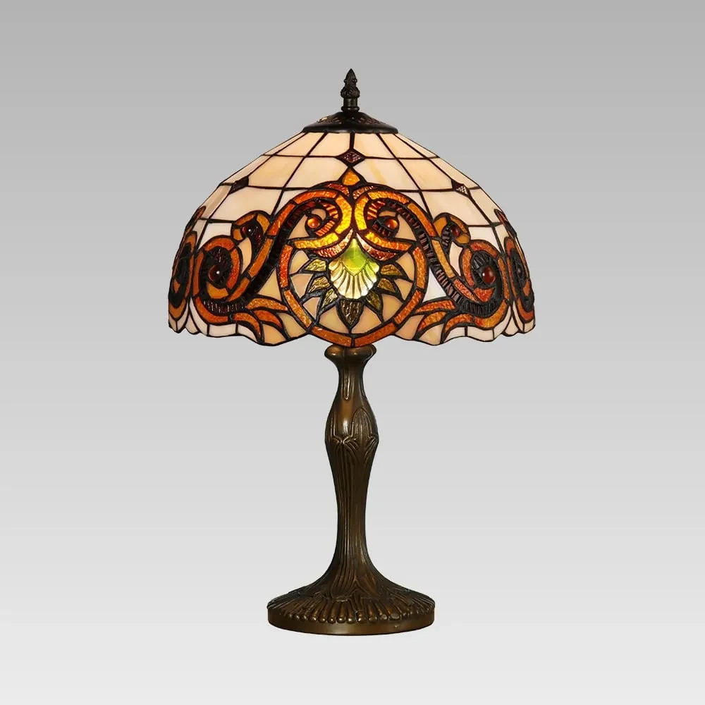 Moderné svietidlo PREZENT TIFFANY antická hnedá 96
