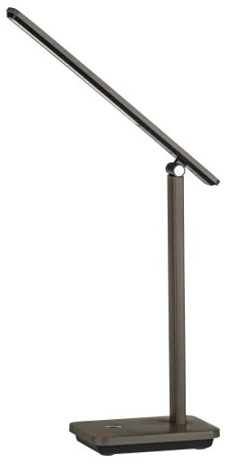 Eglo 900958 - LED Stmievateľná nabíjacia lampa INIESTA LED/3,6W/5V 1800mAh hnedá