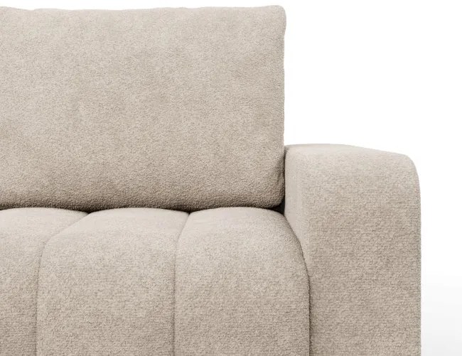 Trojmiestna rozkladacia sedačka ABRIELLE béžová