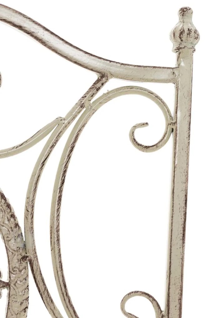 Kovová skladacia stolička Sibell (SET 2 ks) - Krémová antik