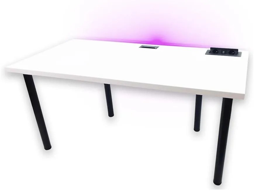 Písací Stôl Pre Hráča 160x80x36 Model 3 Biely Top