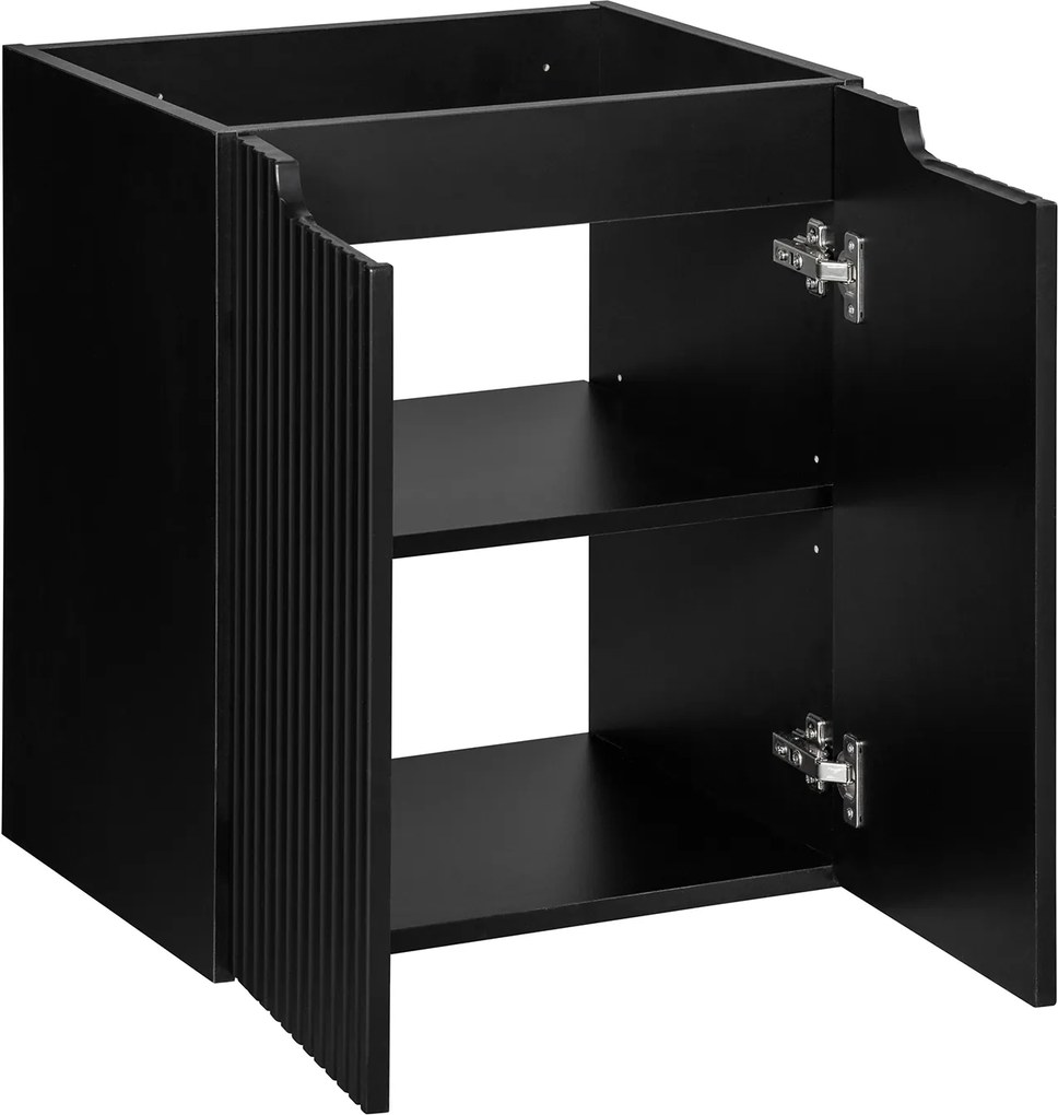 Comad Kúpeľňová skrinka pod umývadlo Nova Black 50 čierna