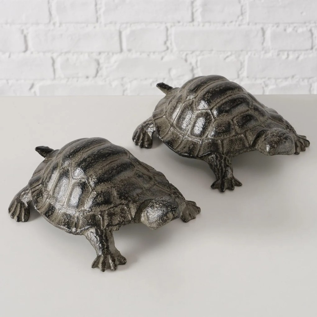 Záhradná liatinová figúrka Trully2, 6x21 cm, hnedá