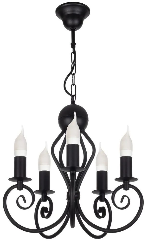 Luster na reťazi VINCENT 5xE14/40W/230V