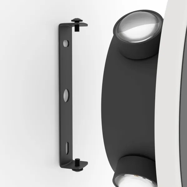 Eglo 901585 - LED Nástenné svietidlo TALAMELLO LED/12W/230V 3000K pr. 17 cm čierna