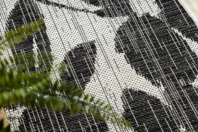 Koberec ORGANIC 2735 krémový / čierny / naturálny