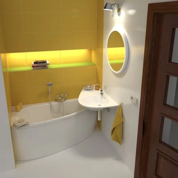 Ravak CQ01000000 - Rohová vaňa AVOCADO 160x75 cm akrylát/biela