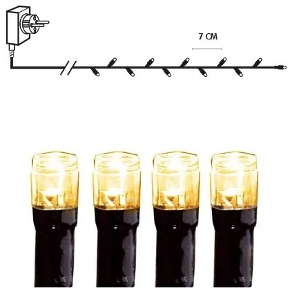 Eglo 410813 - LED Vonkajšia vianočná reťaz GOLDEN 360xLED 30,2m IP44 teplá biela