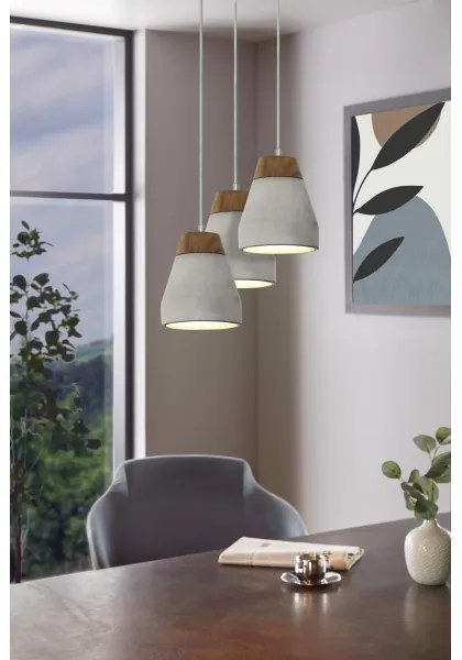 Eglo 95526 - Luster TAREGA 3xE27/60W/230V