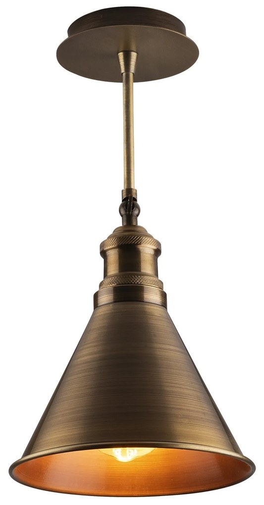 Stropné svietidlo BERCESTE medená