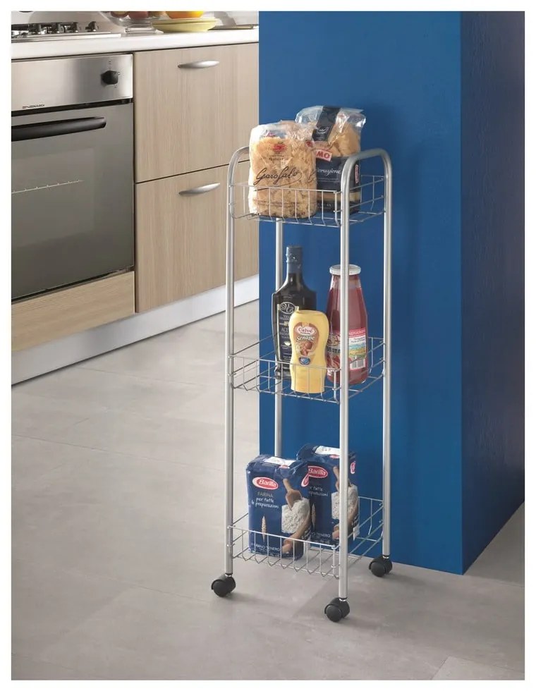 Stojan s policami Metaltex Toronto, 83 x 23 cm