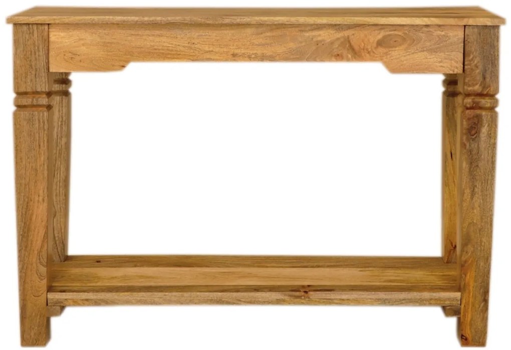 furniture-nabytek.cz - Konzolový stolík drevo 110x76x35 z masívu mango