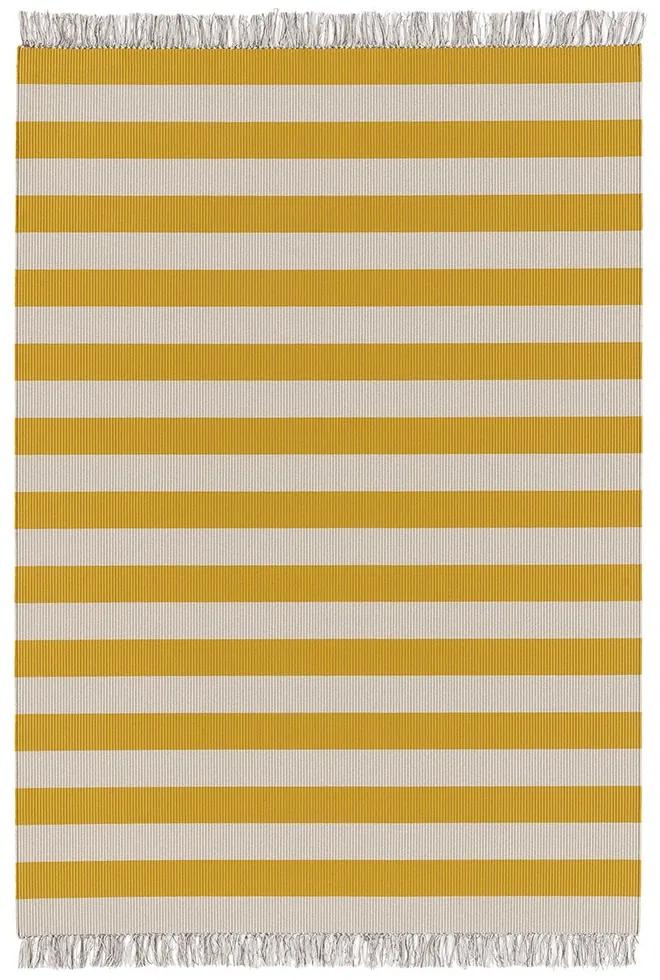 Koberec Big Stripe in/out: Béžovo-žltá 80x140 cm