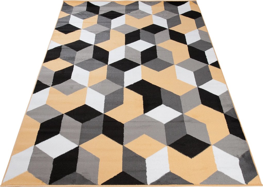 TA Koberec Q545A ŽLTÁ MAYA PP EYM Rozmer: 200x250 cm