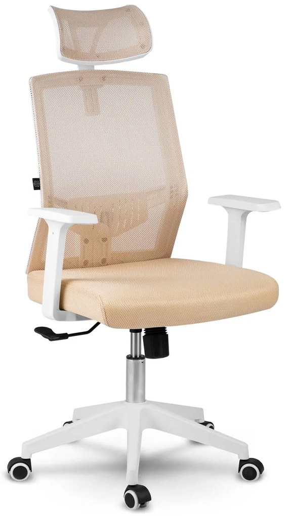 Kancelárska stolička z mikrosieťoviny Sofotel Rotar 240102- béžová