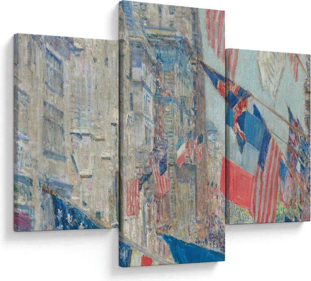 Obraz - Childe Hassam, Allies day, reprodukcia (90x60 cm)