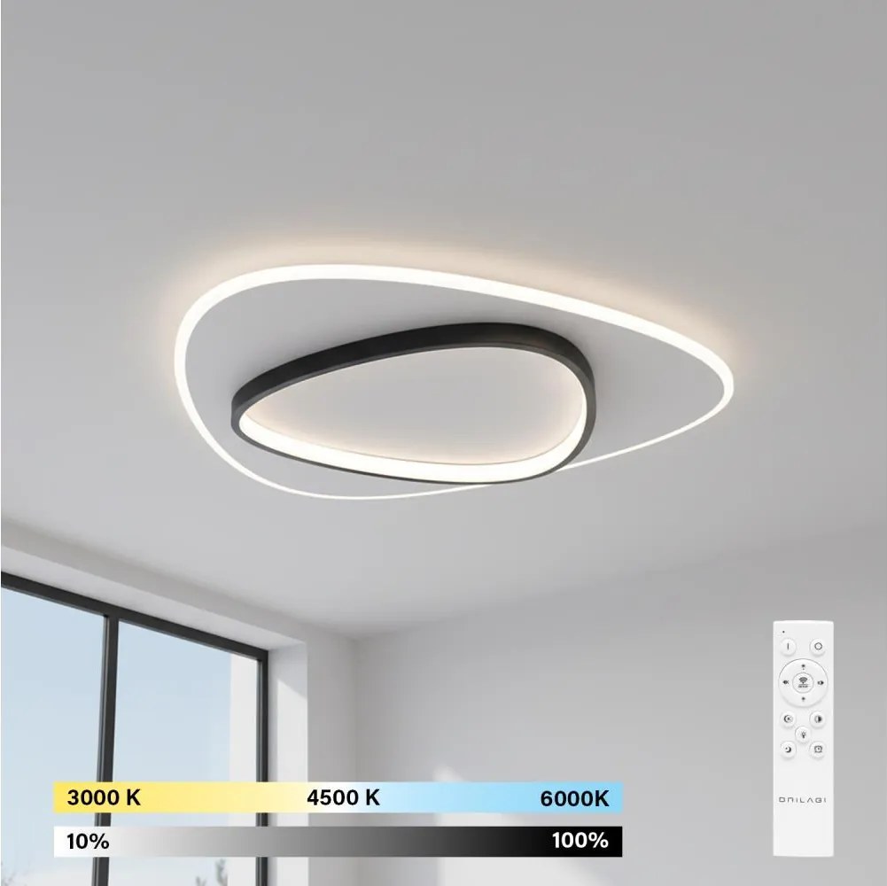 Brilagi - LED stmievateľné stropné svietidlo FLARE LED/70W/230V 3000-6000K + diaľkový ovládač