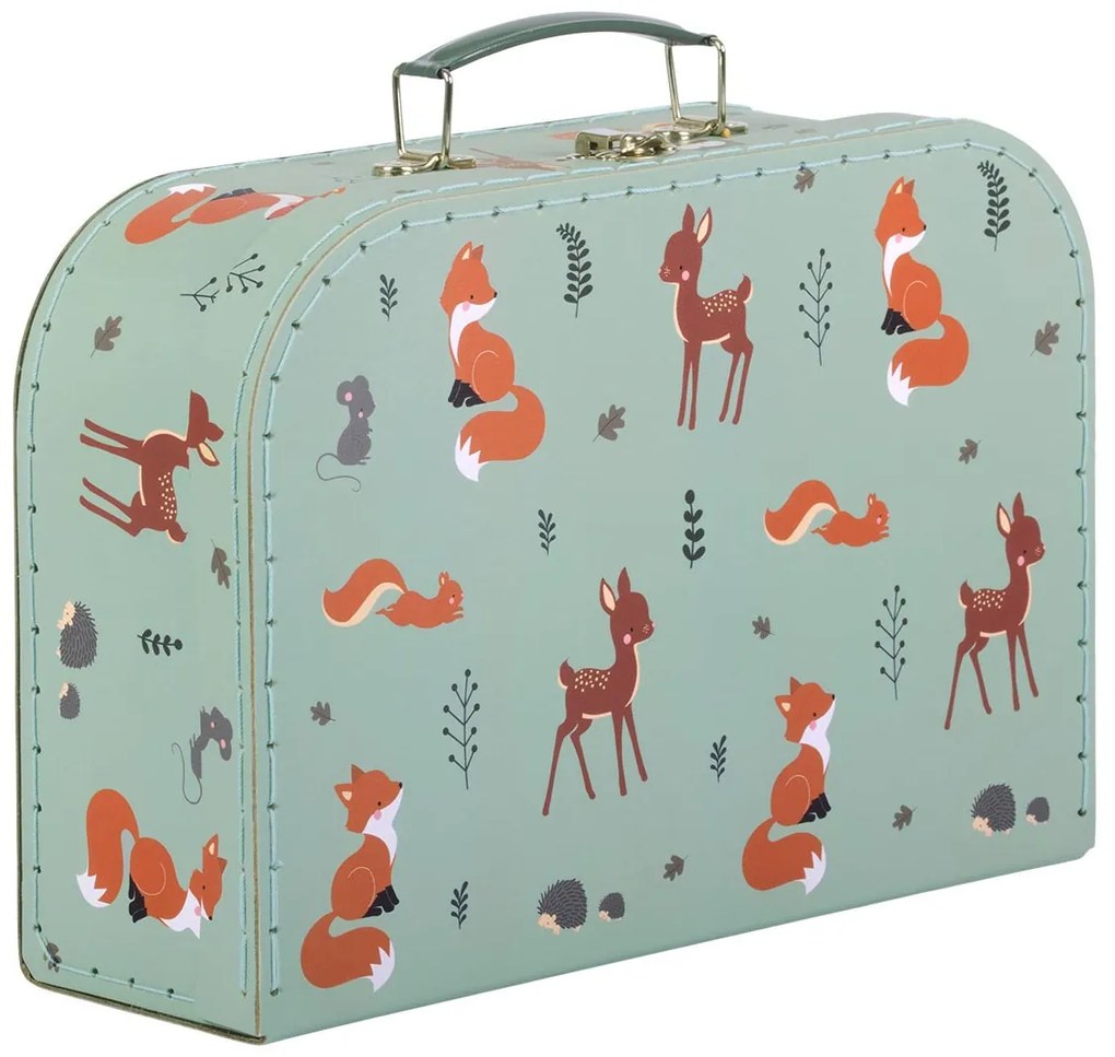 A Little Lovely Company - súprava dvoch kartónových kufríkov - kamaráti z lesa