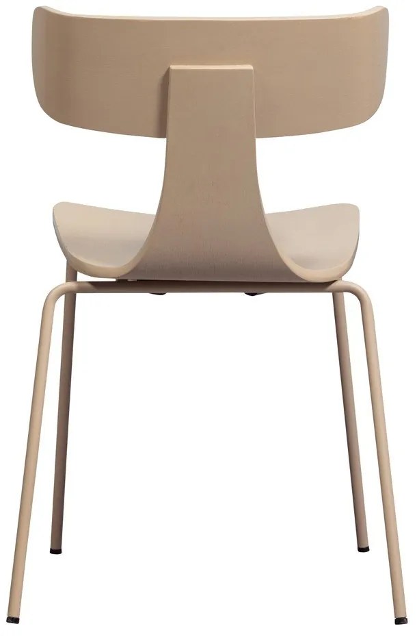 Stohovateľná jedálenská stolička v dekore jaseňa v prírodnej farbe Form – WOOOD