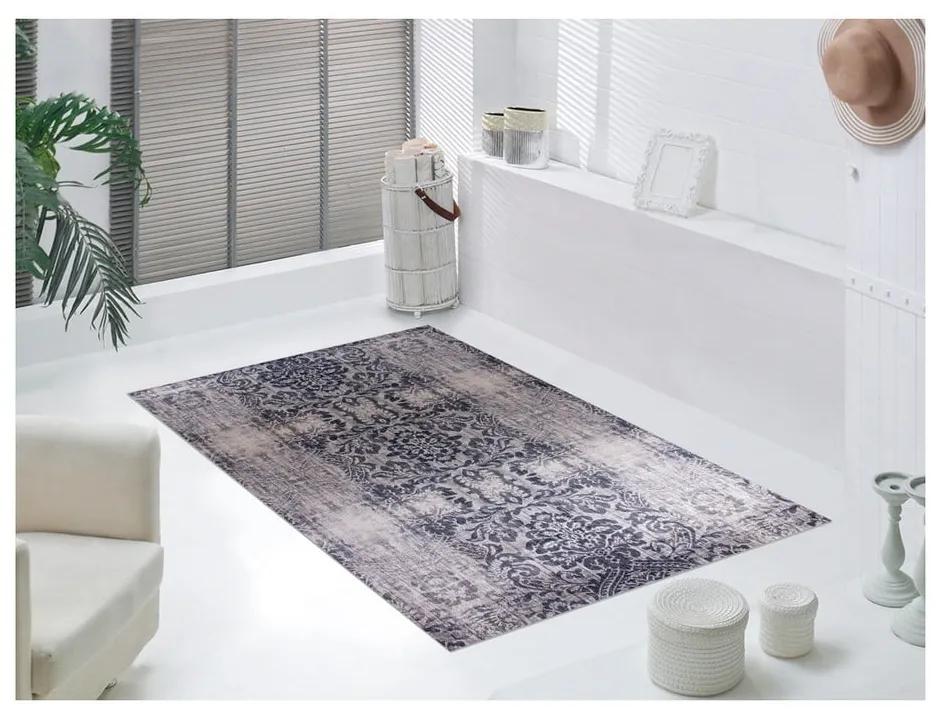 Sivo-béžový koberec Vitaus Becky, 50 x 80 cm