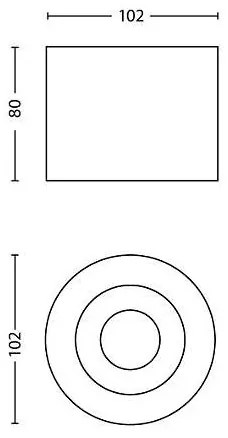 Philips 53300/31/16 - LED Stmievateľné bodové svietidlo PHASE 1xLED/4,5W/230V