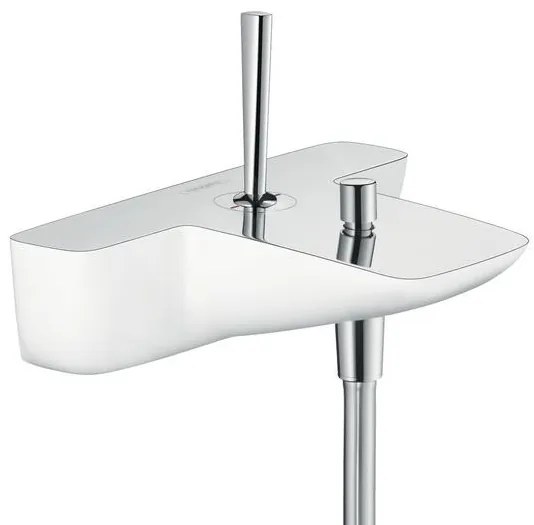 Hansgrohe PuraVida, vaňová batéria, biela/chrómová, 15472400