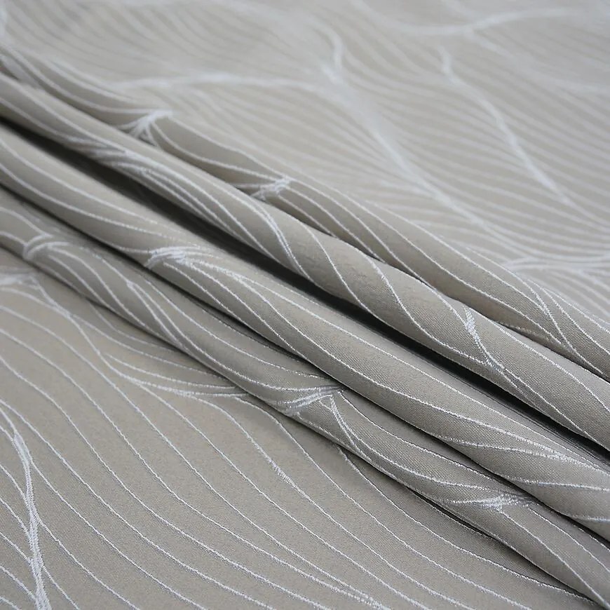 Závesová látka CELINA HM24399 béžová 140 Tovar na mieru