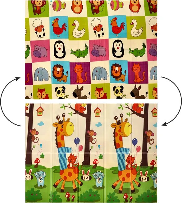 Detská obojstranná podložka Noe 150x200