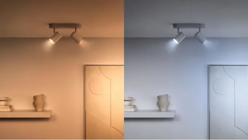 Philips Wiz Tunable white 8720169076709 LED žiarovka GU10 PAR16 4,7W/345lm 2700-6500K 2-set