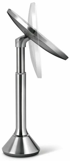 Zrkadlo Simplehuman s nastavitelným jasom Dual LED, matný nerez