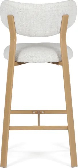 Barová stolička biela AUB-L3125 OAK